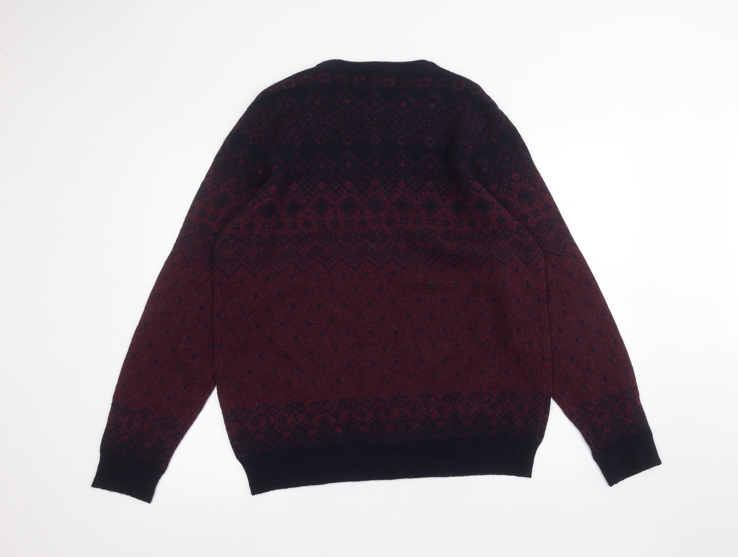 Blue Harbour Mens Blue   Pullover Jumper Size L