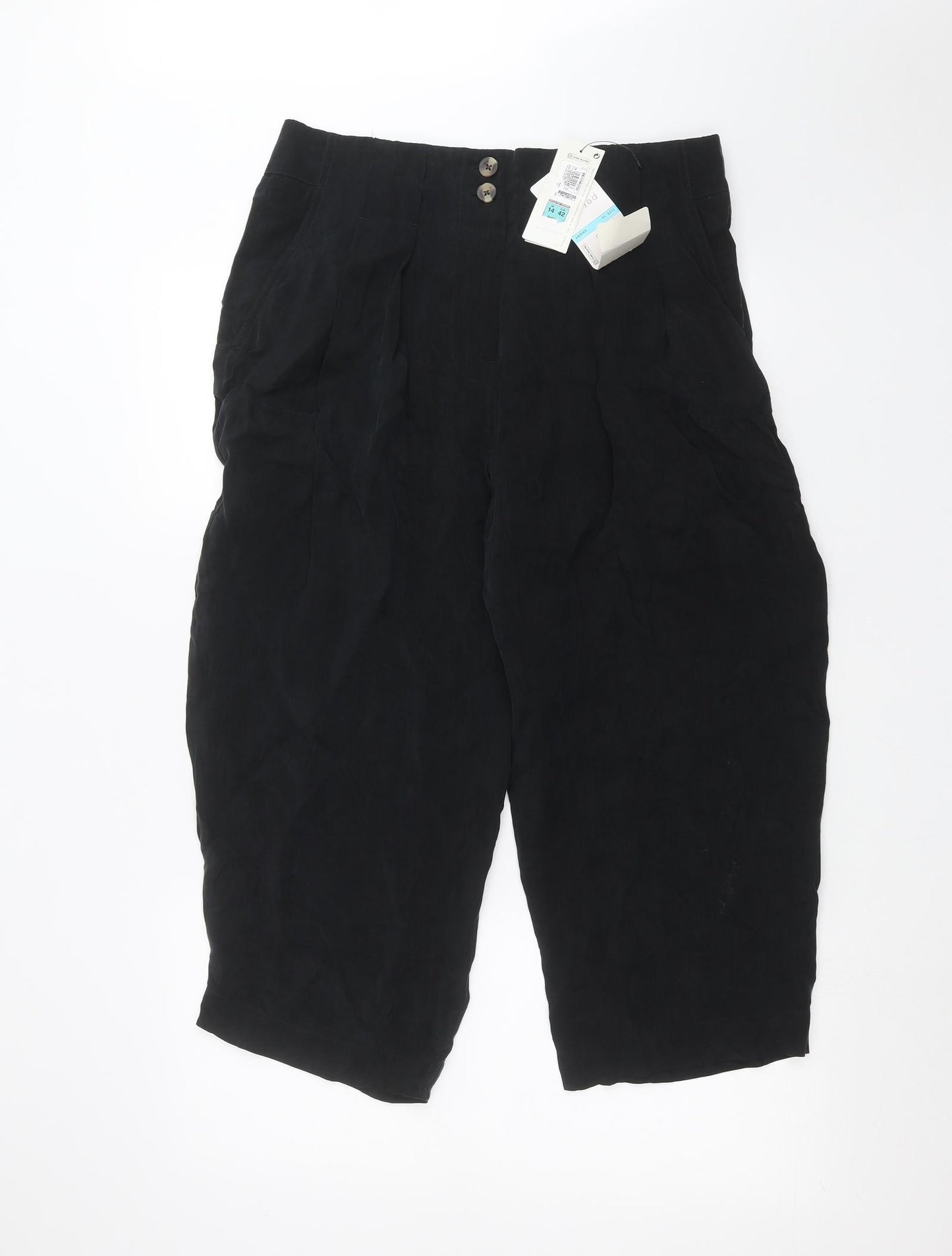 Marks and Spencer Womens Black   Bermuda Shorts Size 14