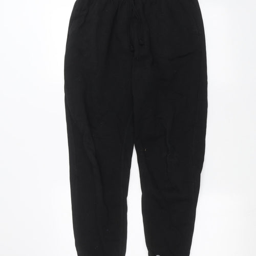 H&M Mens Black   Sweatpants Trousers Size S L25 in