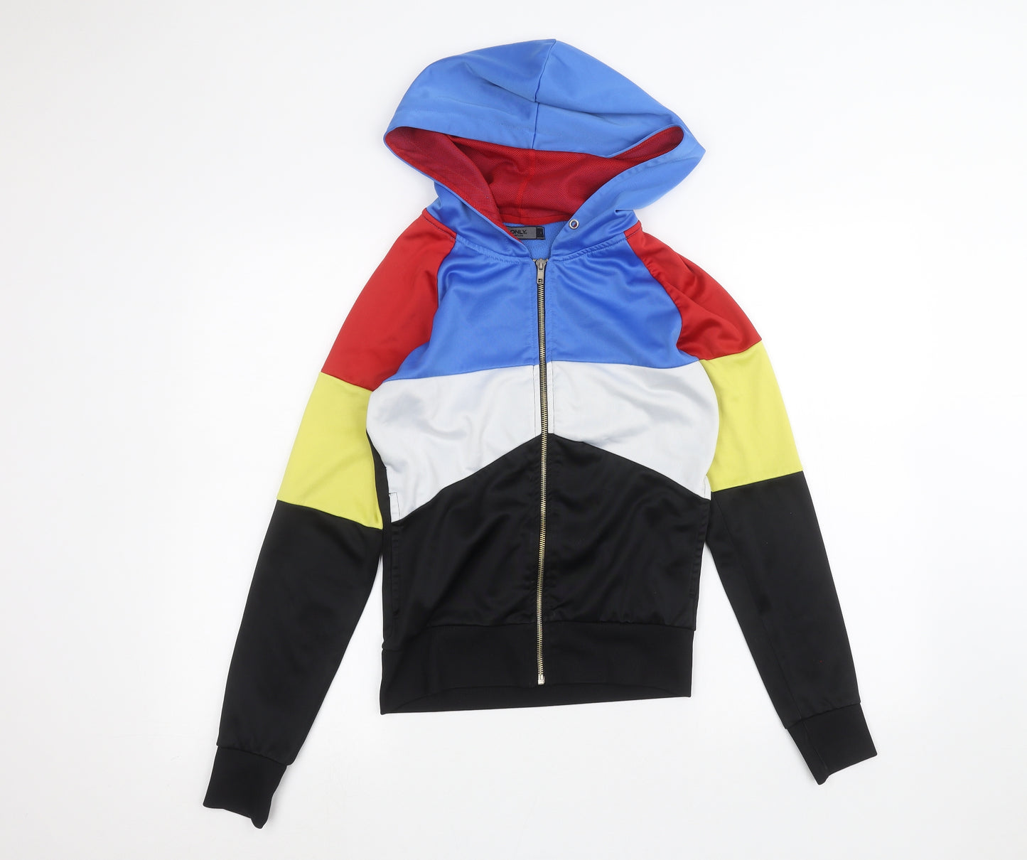 Only Womens Black   Full Zip Hoodie Size S