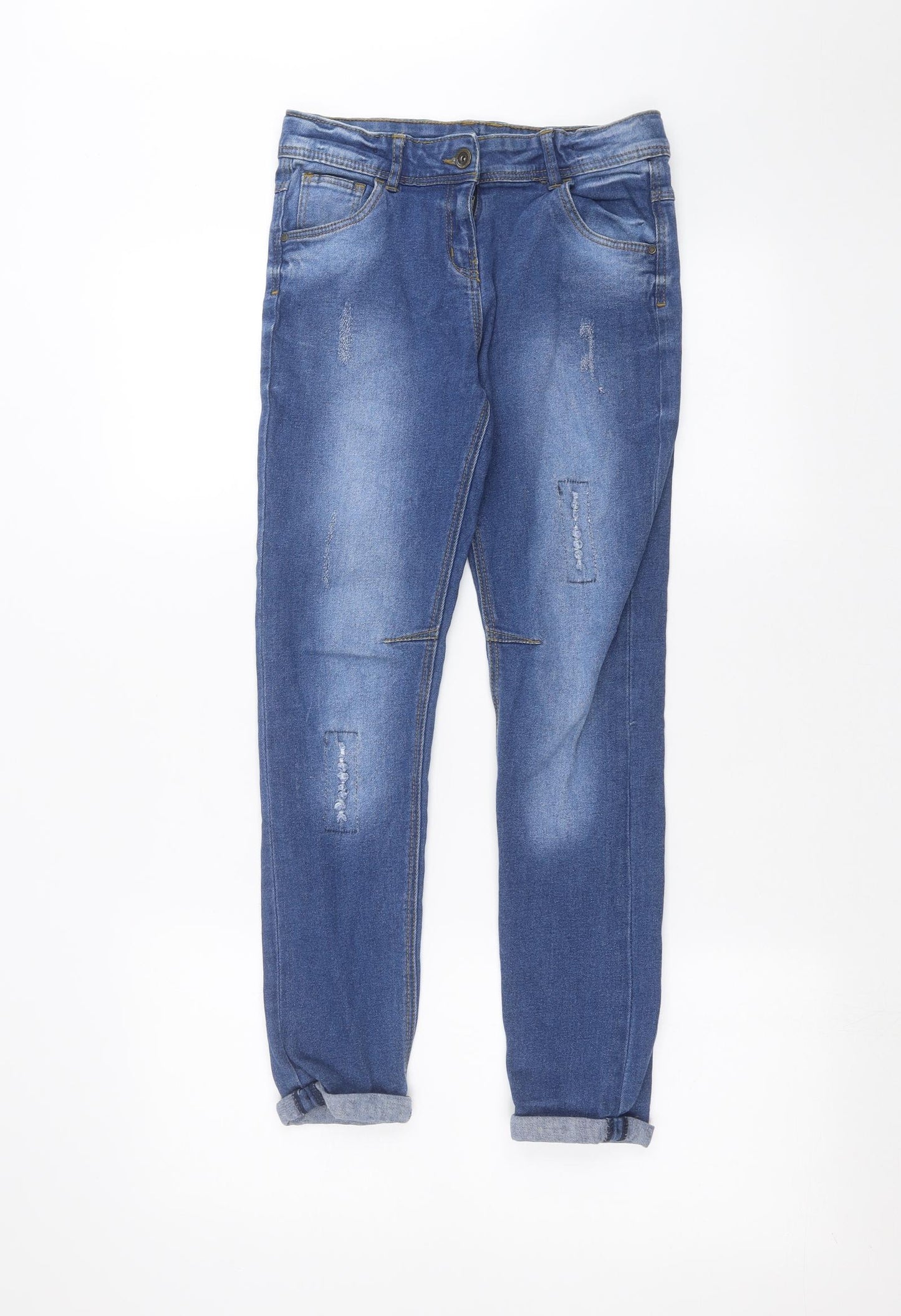 George Girls Blue   Straight Jeans Size 10-11 Years