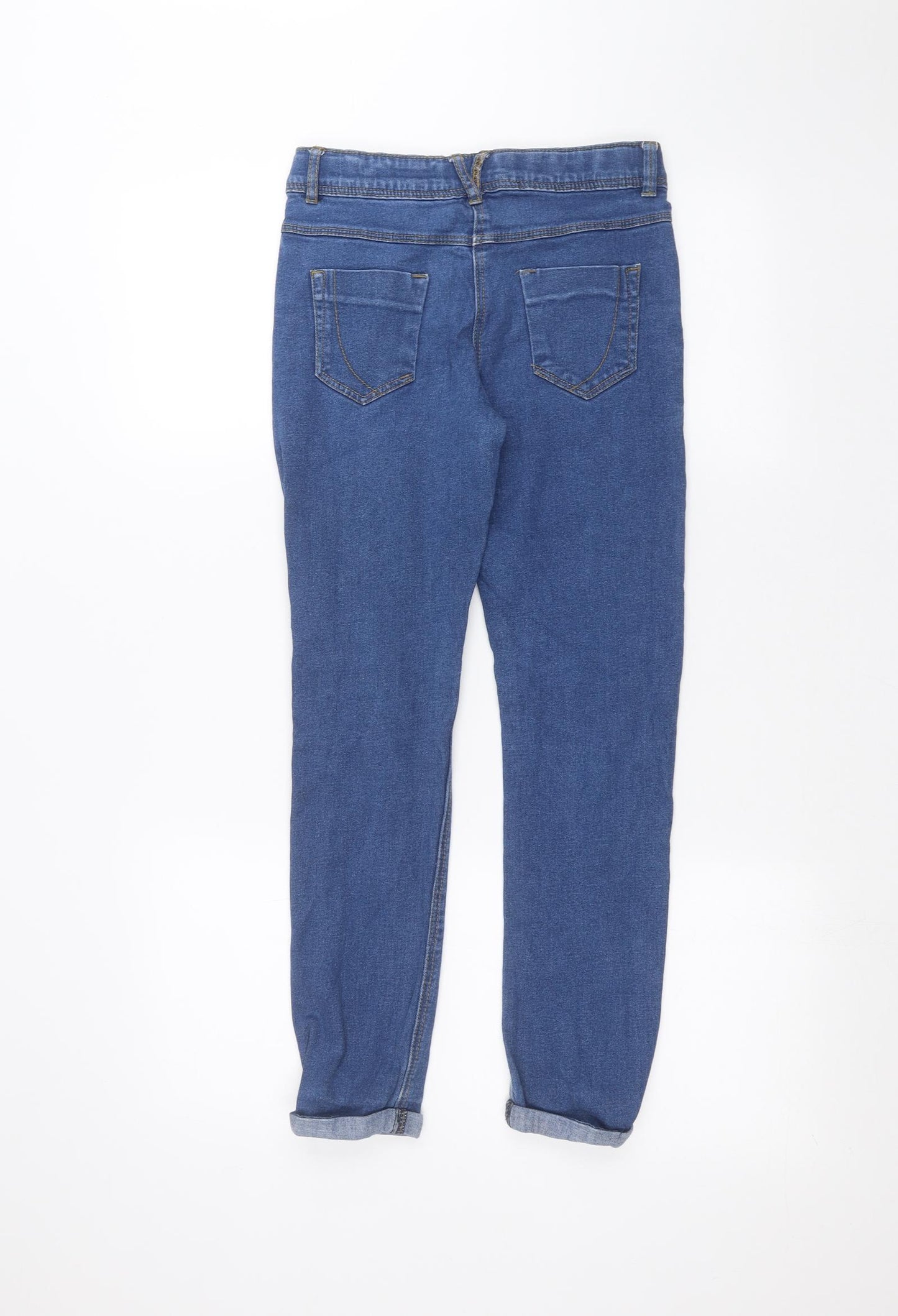 George Girls Blue   Straight Jeans Size 10-11 Years