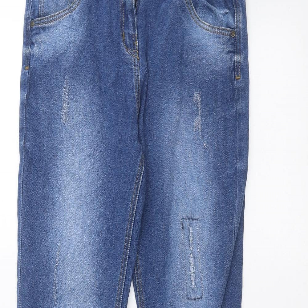 George Girls Blue   Straight Jeans Size 10-11 Years