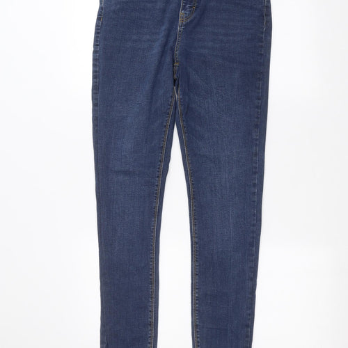 Denim & Co. Womens Blue   Skinny Jeans Size 14 L30 in