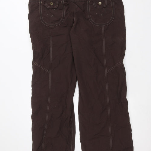 NEXT Womens Brown   Trousers  Size 20 L31 in