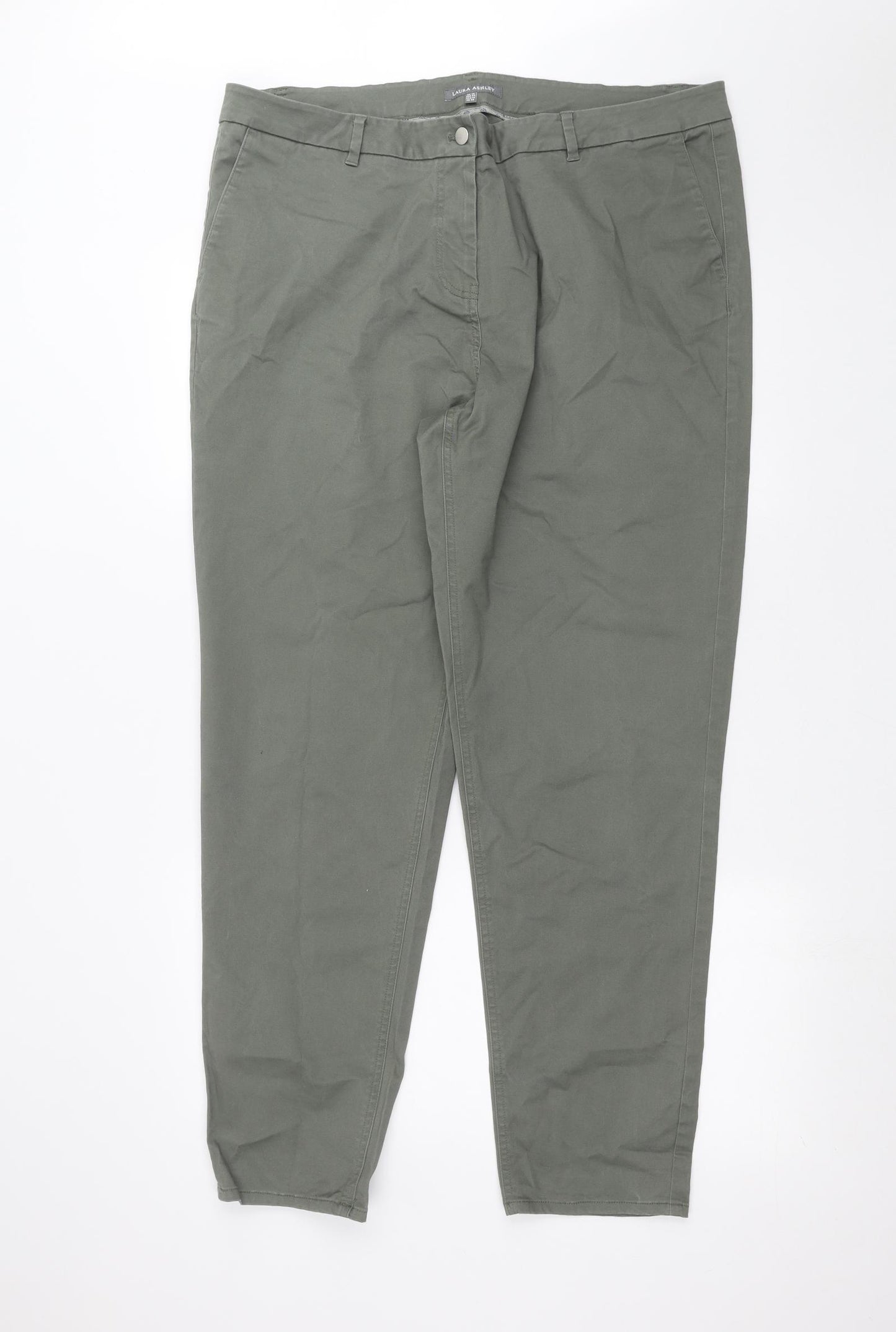 Laura Ashley Womens Green   Straight Jeans Size 18 L32 in