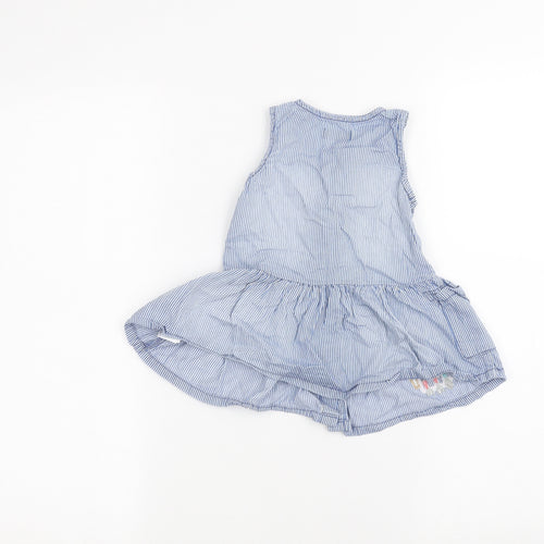 NEXT Baby Blue Striped  A-Line  Size 6-9 Months
