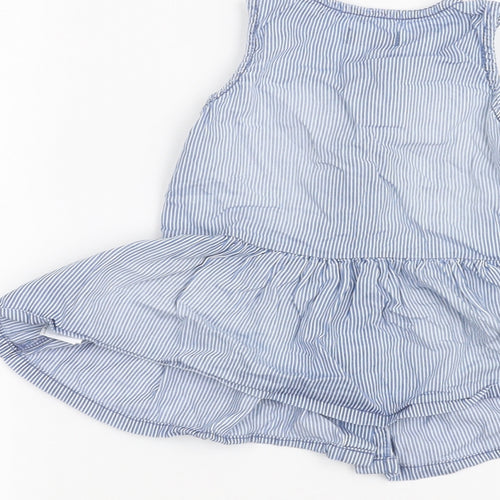 NEXT Baby Blue Striped  A-Line  Size 6-9 Months