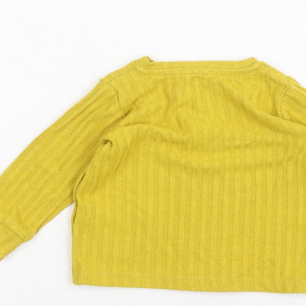 NEXT Baby Yellow   Pullover Jumper Size 6-9 Months
