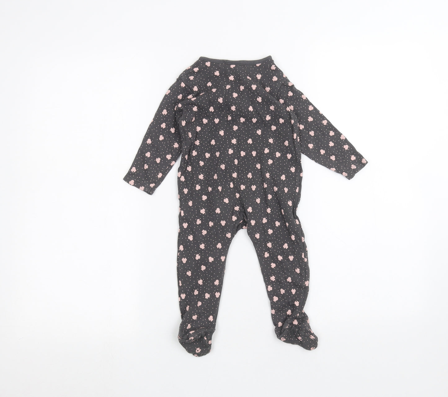 George Baby Black Polka Dot  Coverall One-Piece Size 9-12 Months