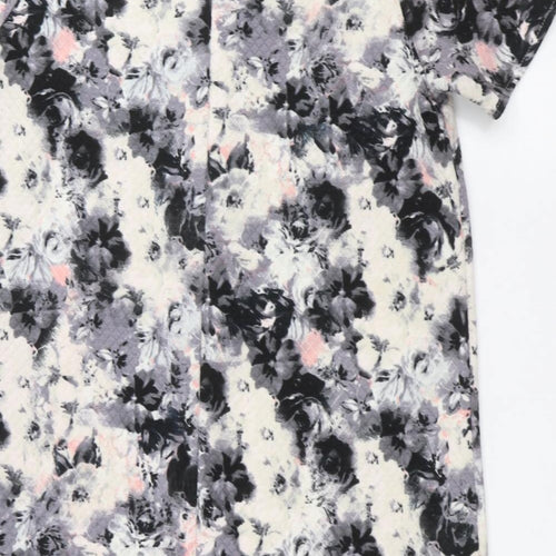 George Womens Blue Floral  Pullover Jumper Size 14