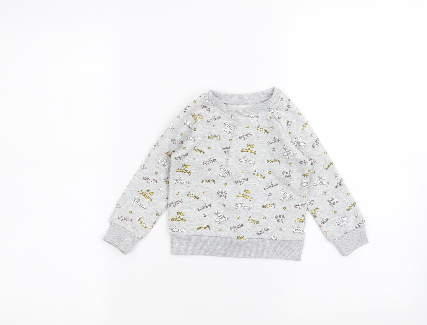 Primark Baby Grey   Pullover Jumper Size 9-12 Months