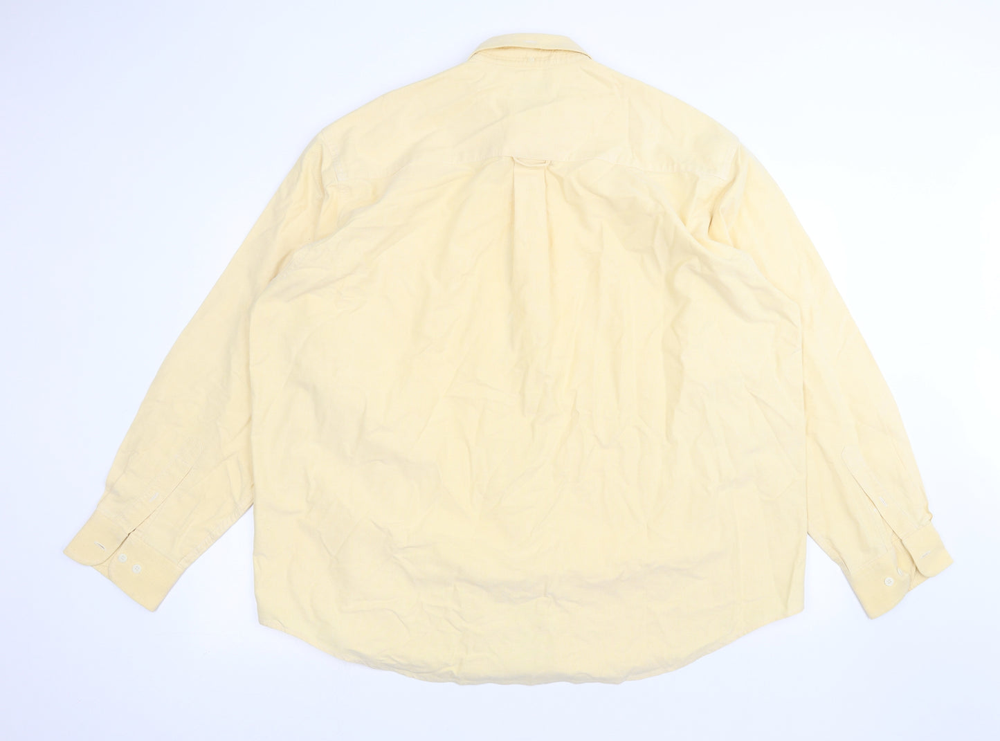 Lee Cooper Mens Yellow    Dress Shirt Size 17.5