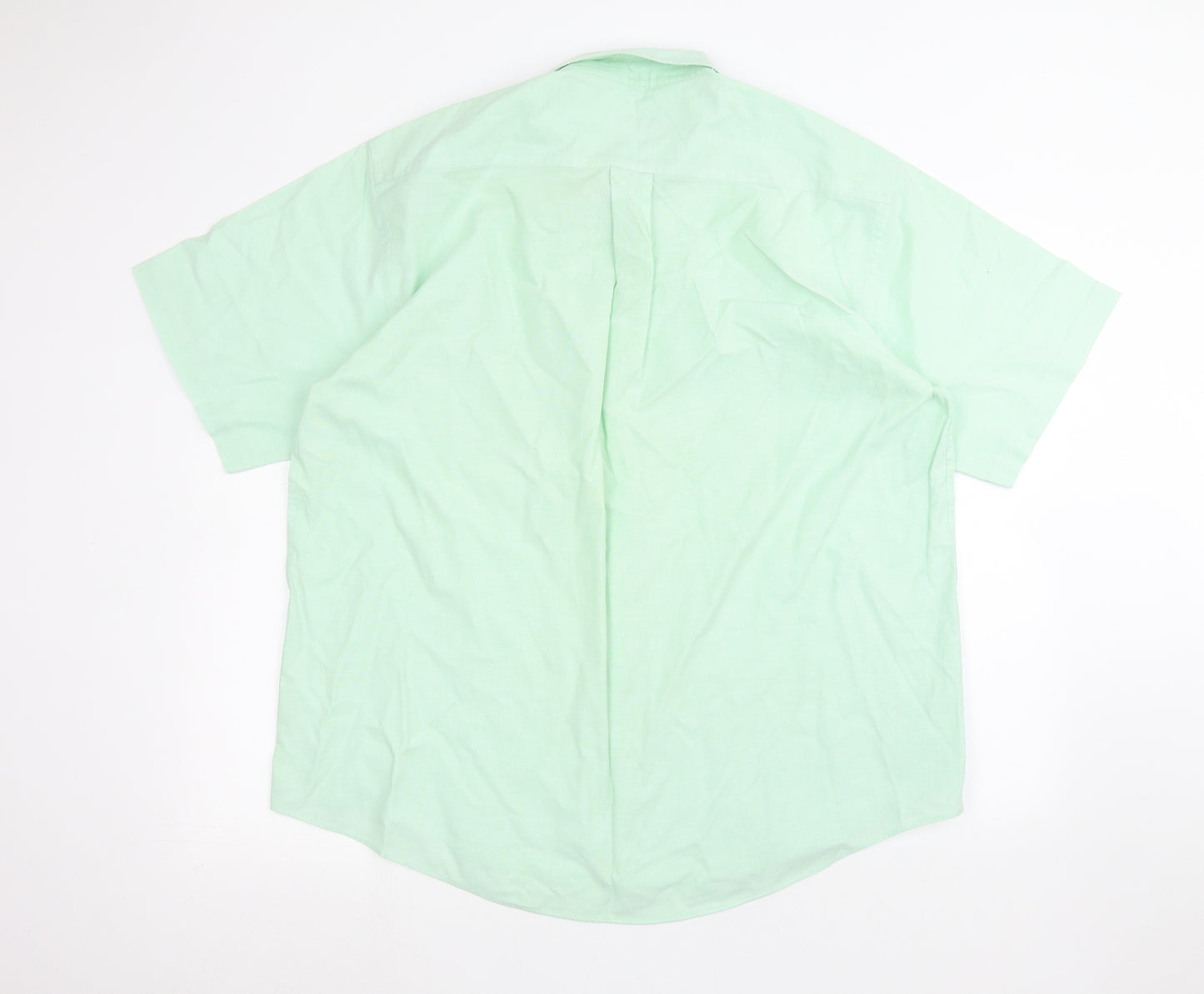 copperstone Mens Green    Dress Shirt Size 17.5