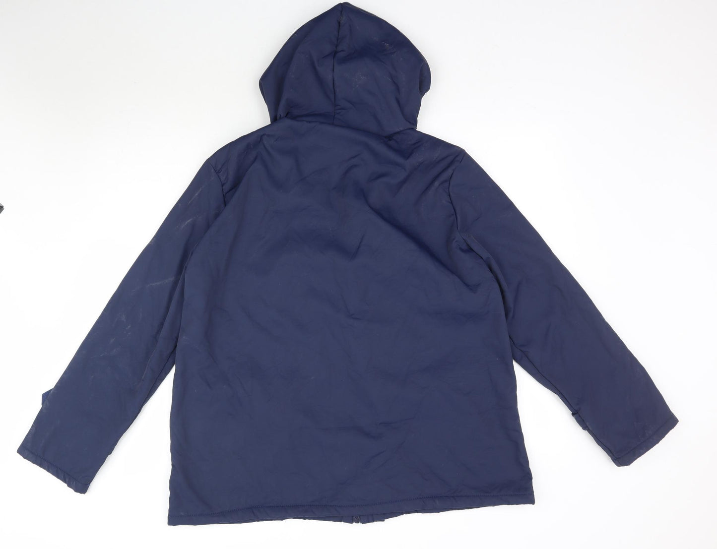 Preworn Womens Blue   Overcoat Coat Size XL