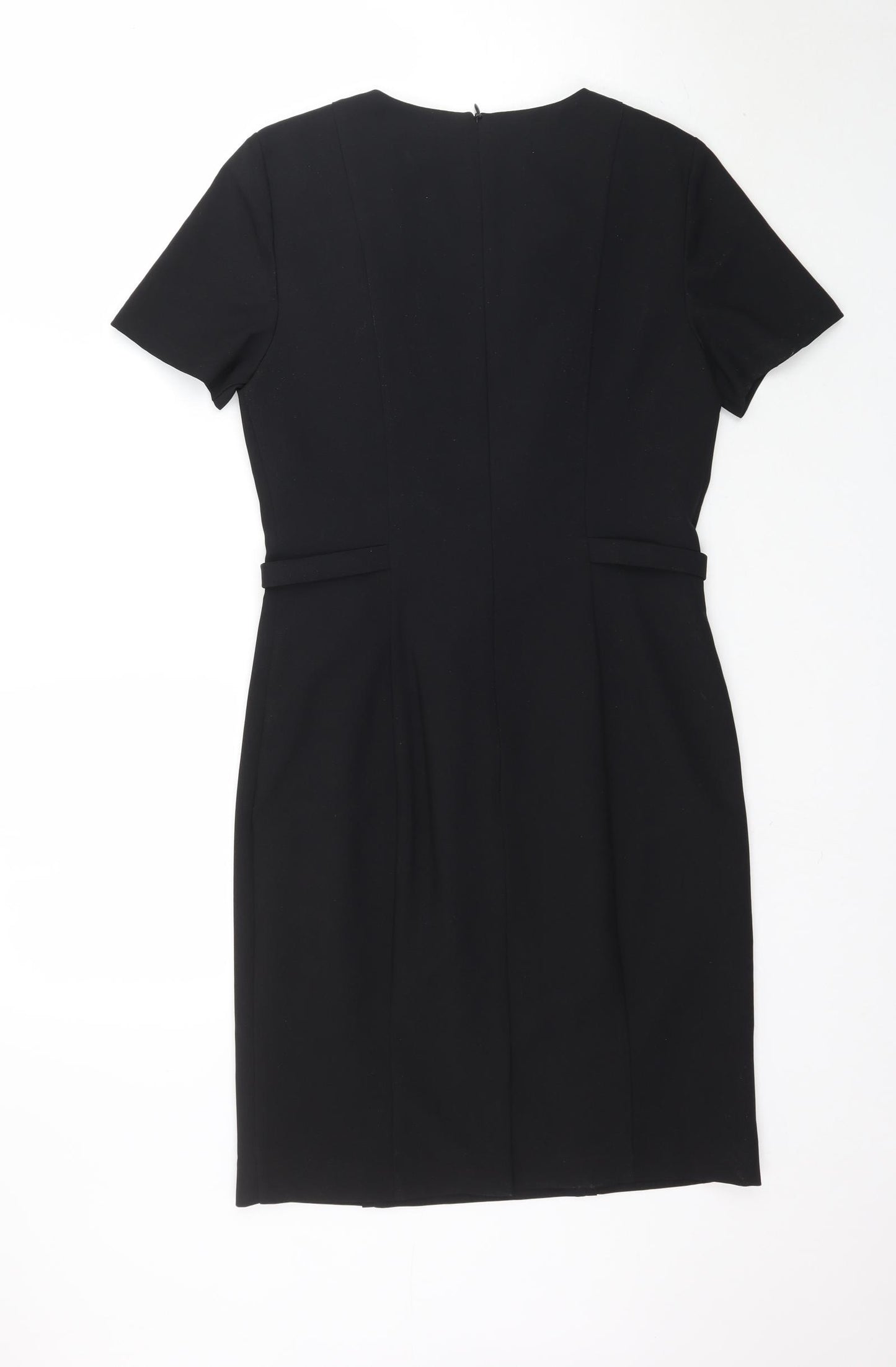 Matalan Womens Black   Pencil Dress  Size 10  - Work Office