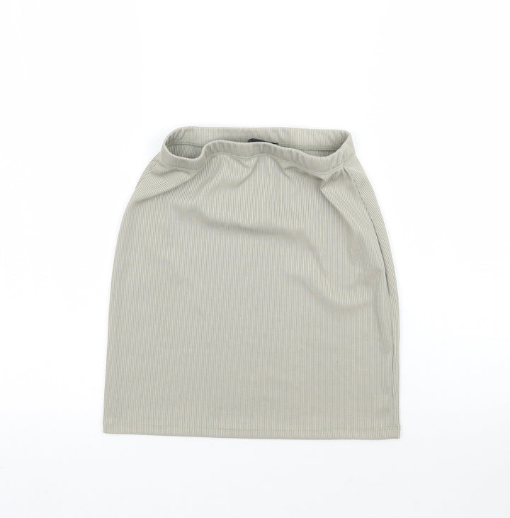 Missguided Womens Grey Mini Skirt Size 4