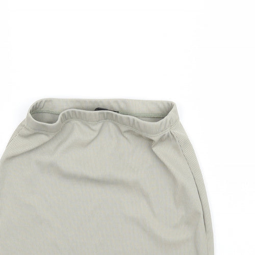 Missguided Womens Grey   Mini Skirt Size 4