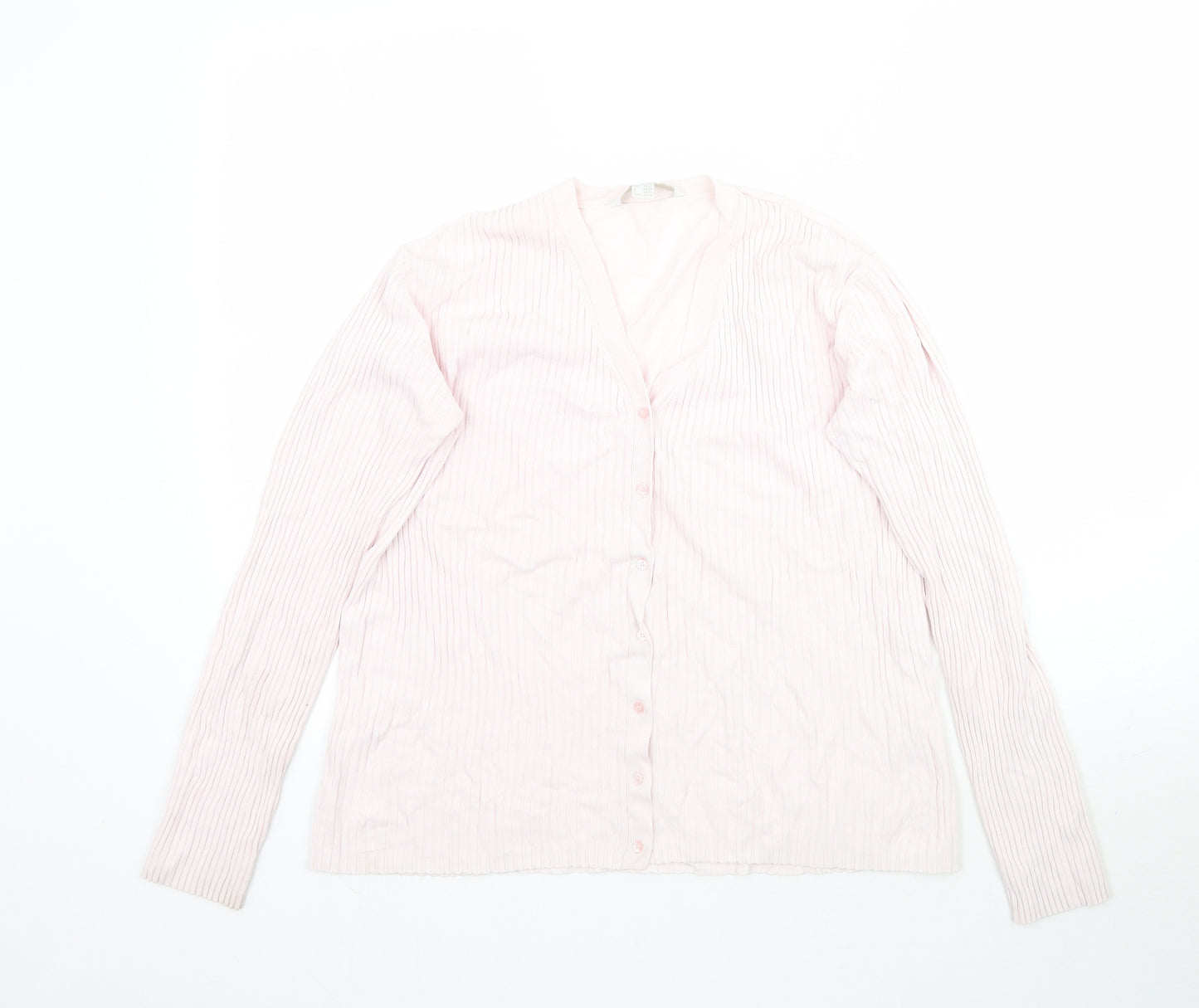TCM Womens Pink  Knit Cardigan Jumper Size 18