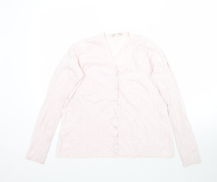TCM Womens Pink  Knit Cardigan Jumper Size 18