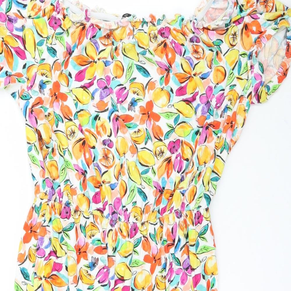 TU Womens Multicoloured   A-Line  Size 12  - Fruit pattern