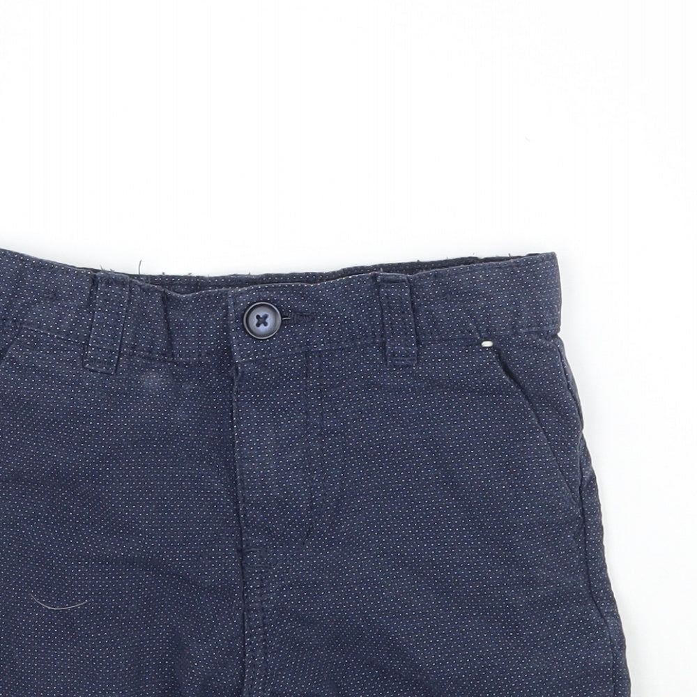 Primark Boys Blue Polka Dot  Bermuda Shorts Size 5-6 Years