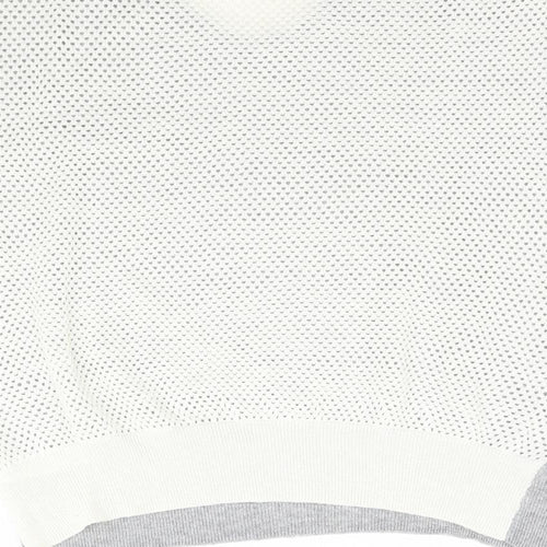 Topshop Womens Grey  Knit Basic Blouse Size 10