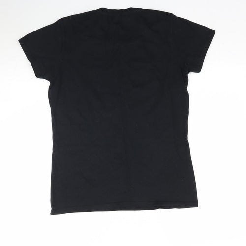 Gildan Womens Black   Basic T-Shirt Size M  - Cobra Kai