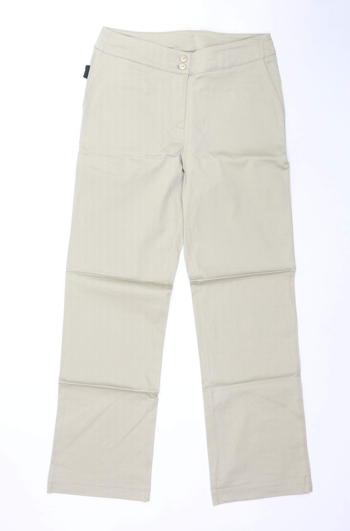 Moose Golf Clothing Womens Beige   Trousers  Size 12 L31 in