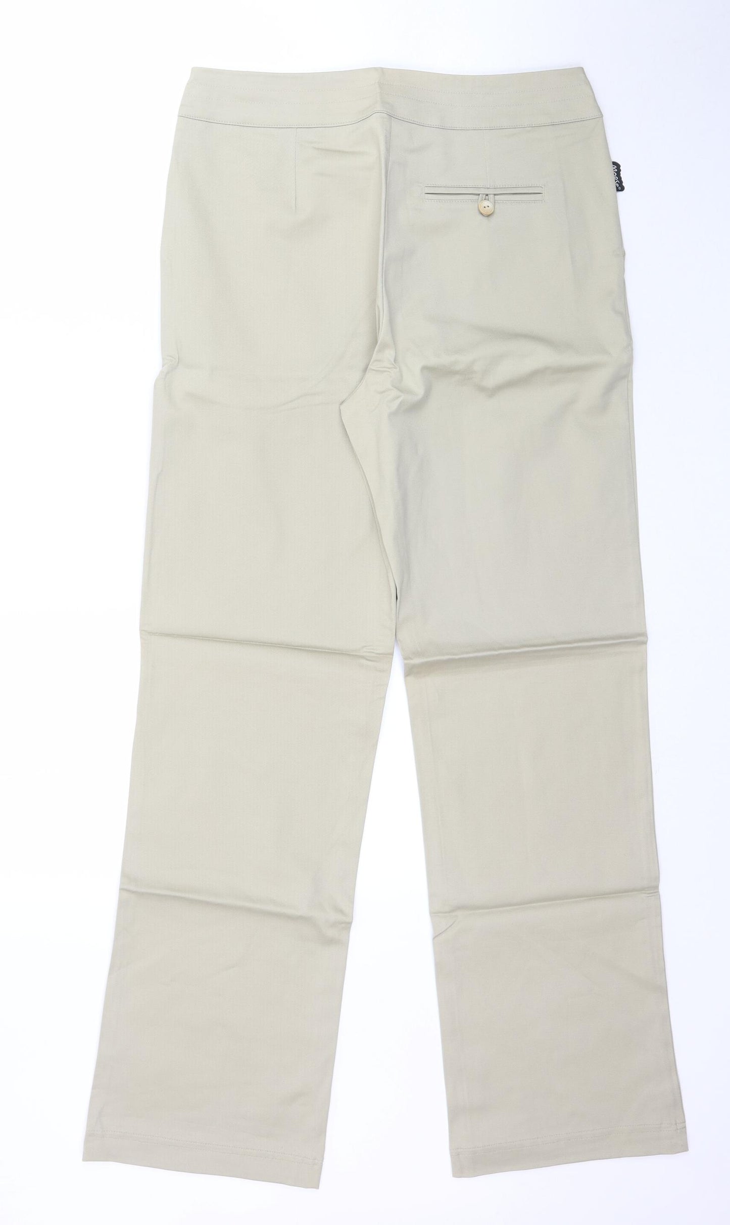 Moose Golf Clothing Womens Beige   Trousers  Size 12 L31 in
