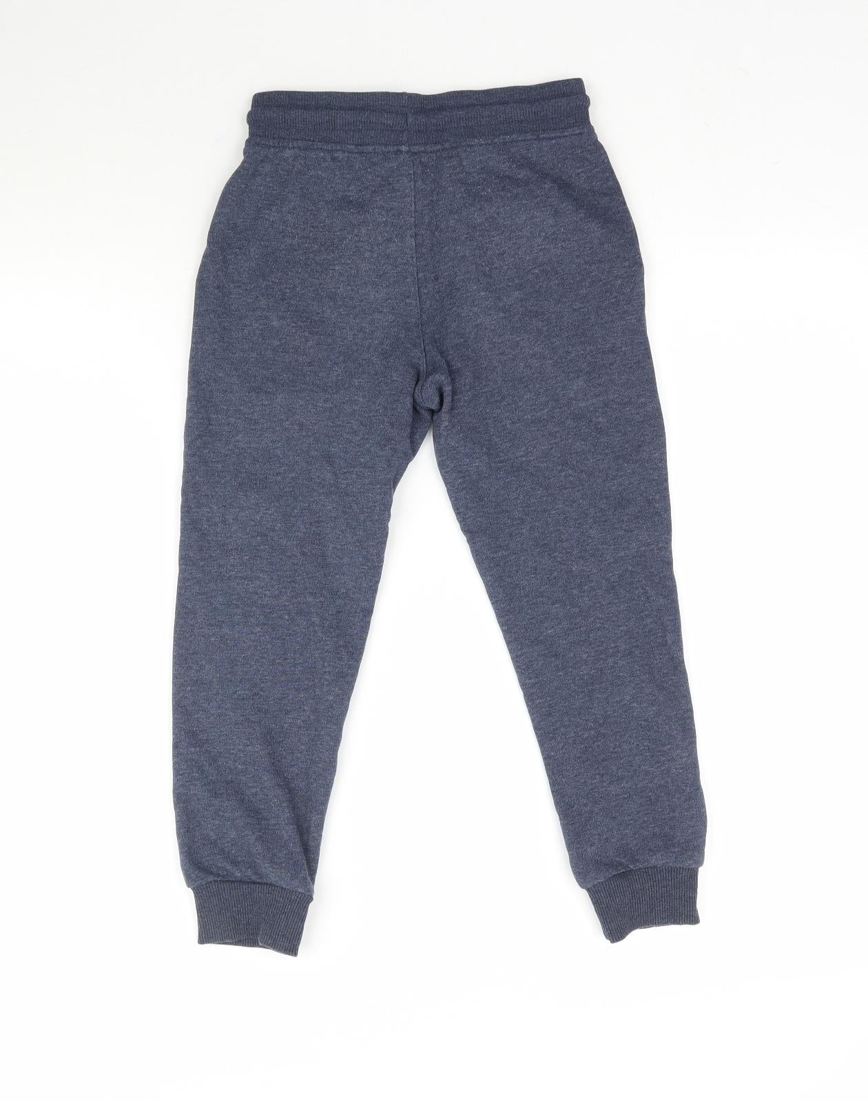 George Boys Blue   Jogger Trousers Size 5-6 Years