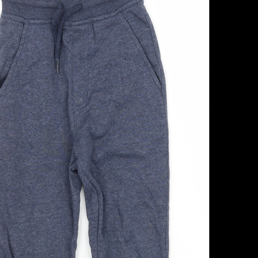 George Boys Blue   Jogger Trousers Size 5-6 Years