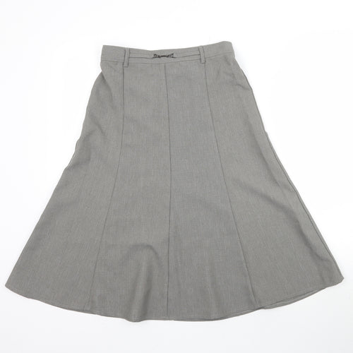 Preworn Womens Grey   A-Line Skirt Size M  - Work Office