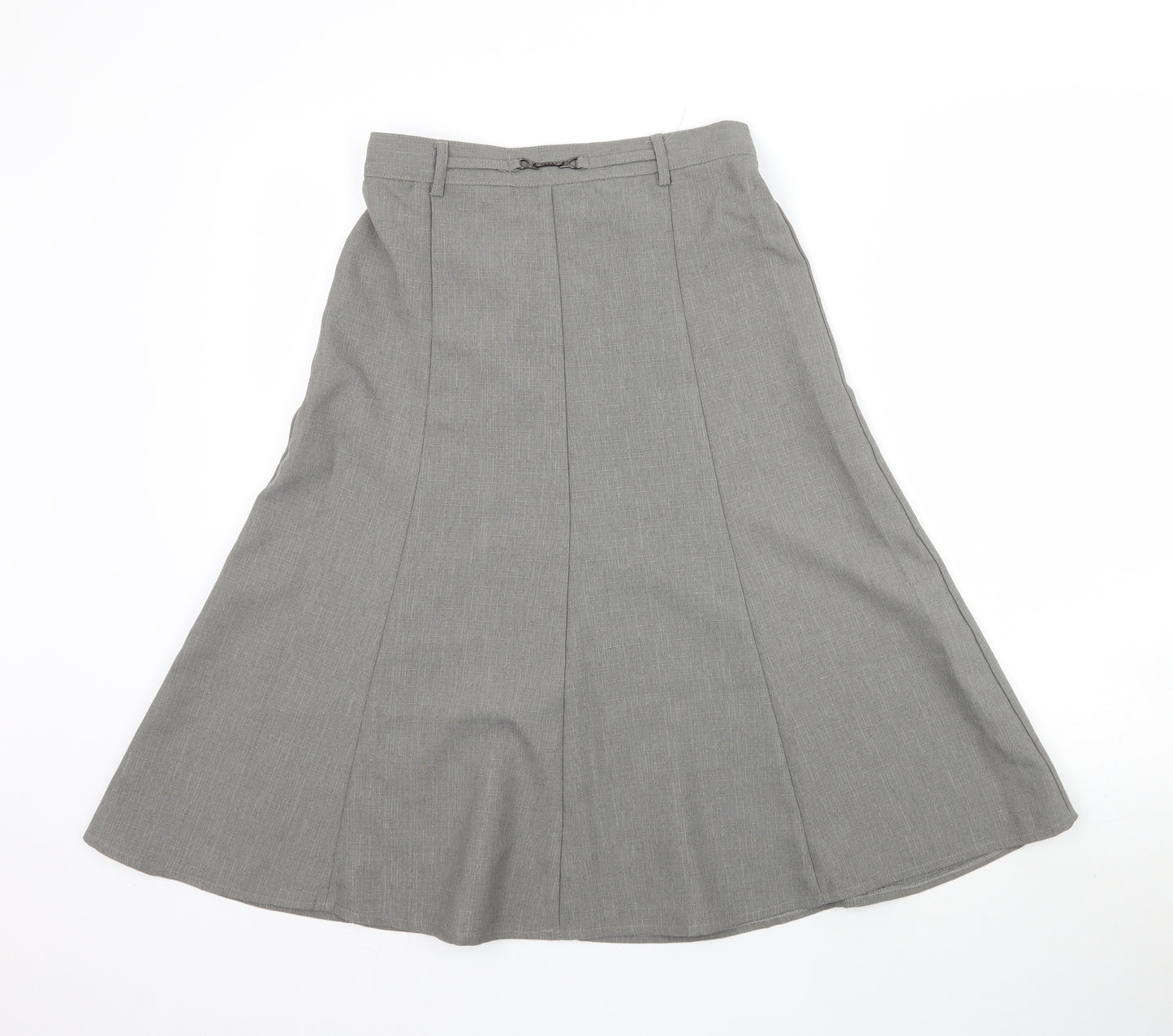 Preworn Womens Grey   A-Line Skirt Size M  - Work Office