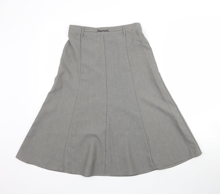 Preworn Womens Grey   A-Line Skirt Size M  - Work Office