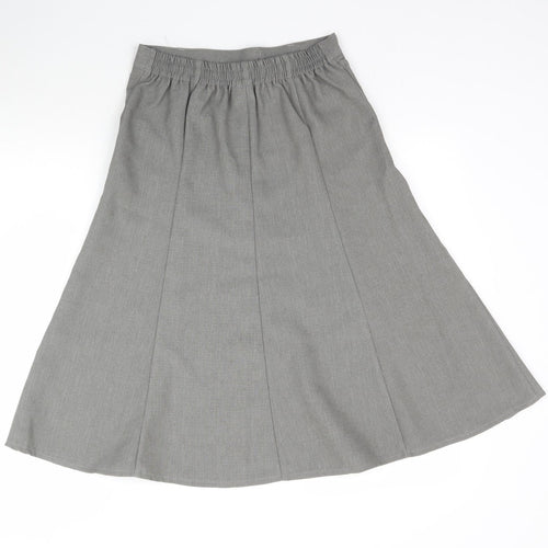 Preworn Womens Grey   A-Line Skirt Size M  - Work Office