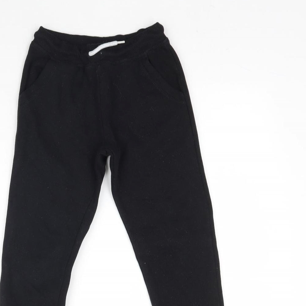 Primark Boys Black   Jogger Trousers Size 7-8 Years
