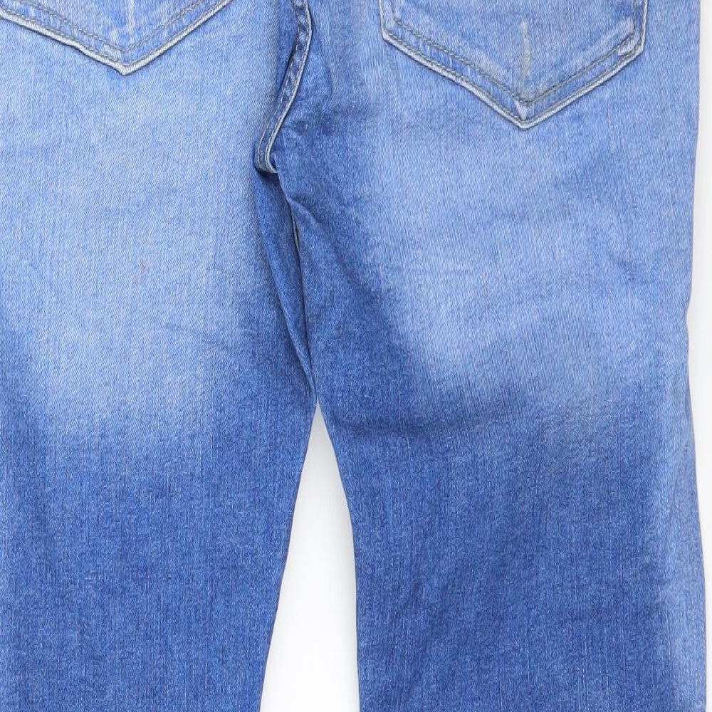 Denim Co. Mens Blue  Denim Straight Jeans Size 30 in L30 in