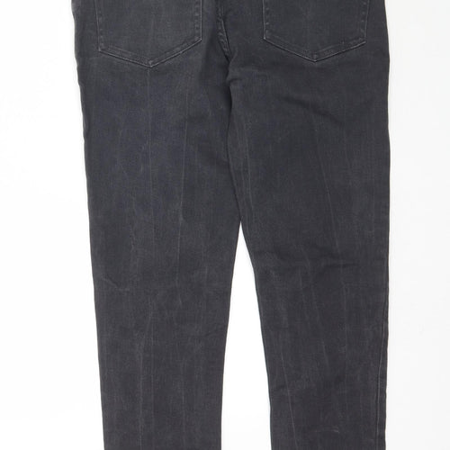 Denim Co. Womens Black  Denim Skinny Jeans Size 30 in L30 in