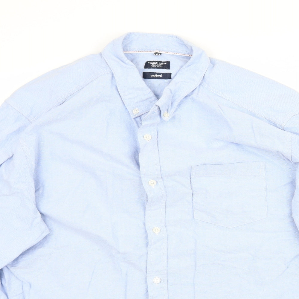 George Mens Blue    Button-Up Size 2XL