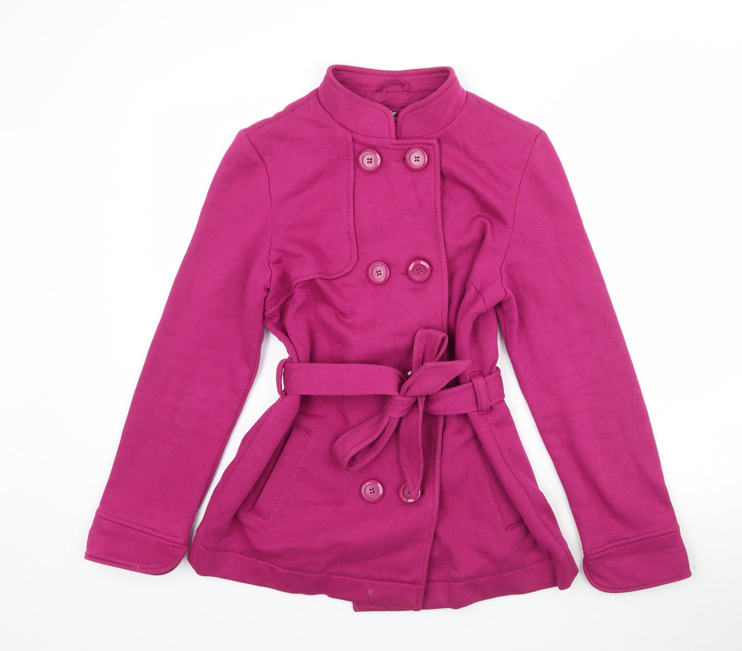 NEXT Womens Pink   Pea Coat Coat Size 12  - Magenta