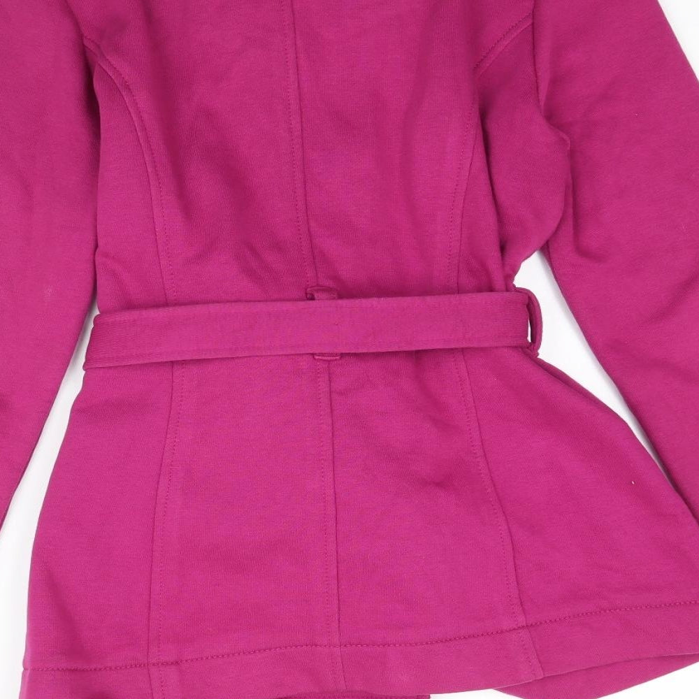 NEXT Womens Pink   Pea Coat Coat Size 12  - Magenta
