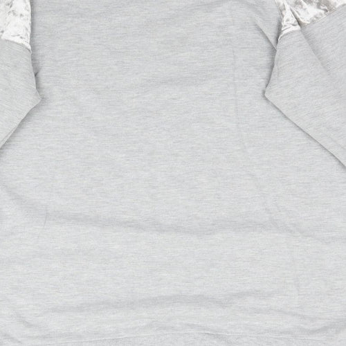 Peacocks Womens Grey   Pullover Sweatshirt Size 10  - Take Me To The Weekend