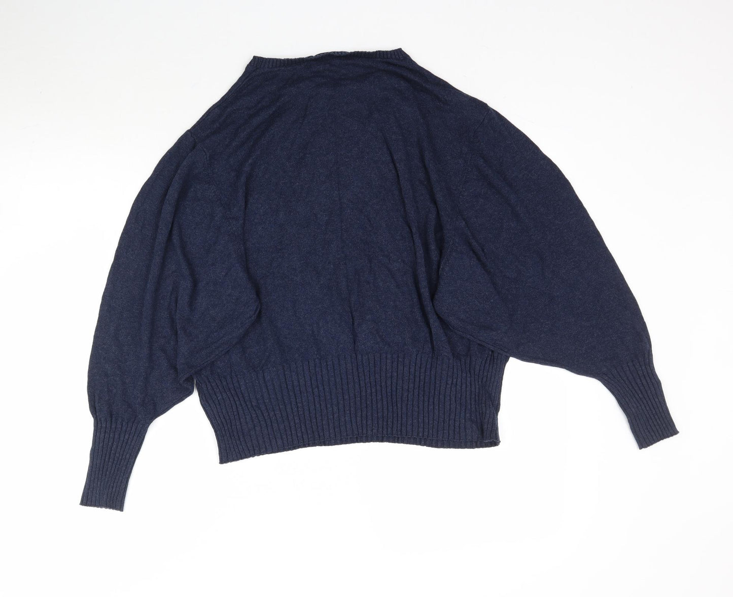 Marks and Spencer Womens Blue  Knit Pullover Jumper Size XL  - Balloon sleeve