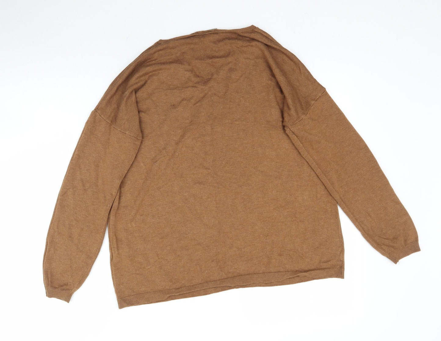 Atmosphere Womens Brown  Knit Pullover Jumper Size 16