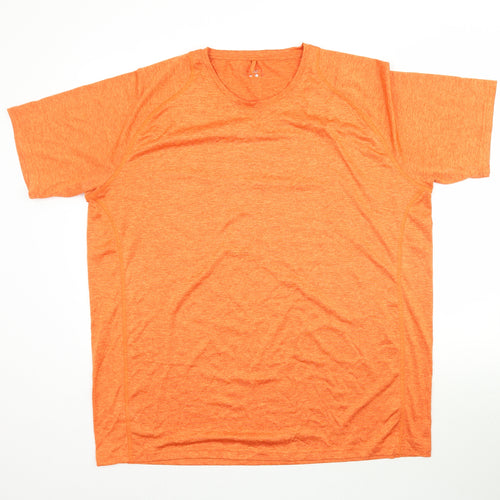 Matalan Mens Orange   Basic T-Shirt Size 2XL