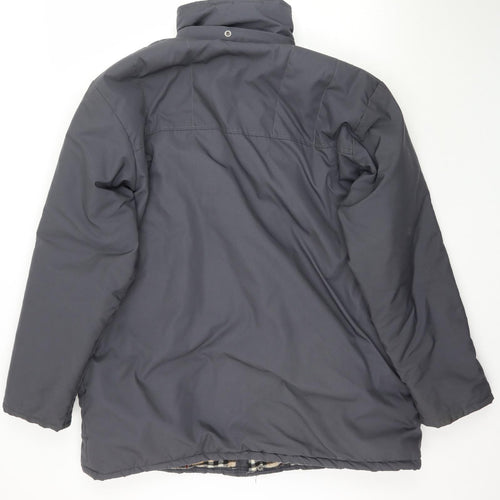 Preworn Mens Grey   Overcoat Coat Size XL