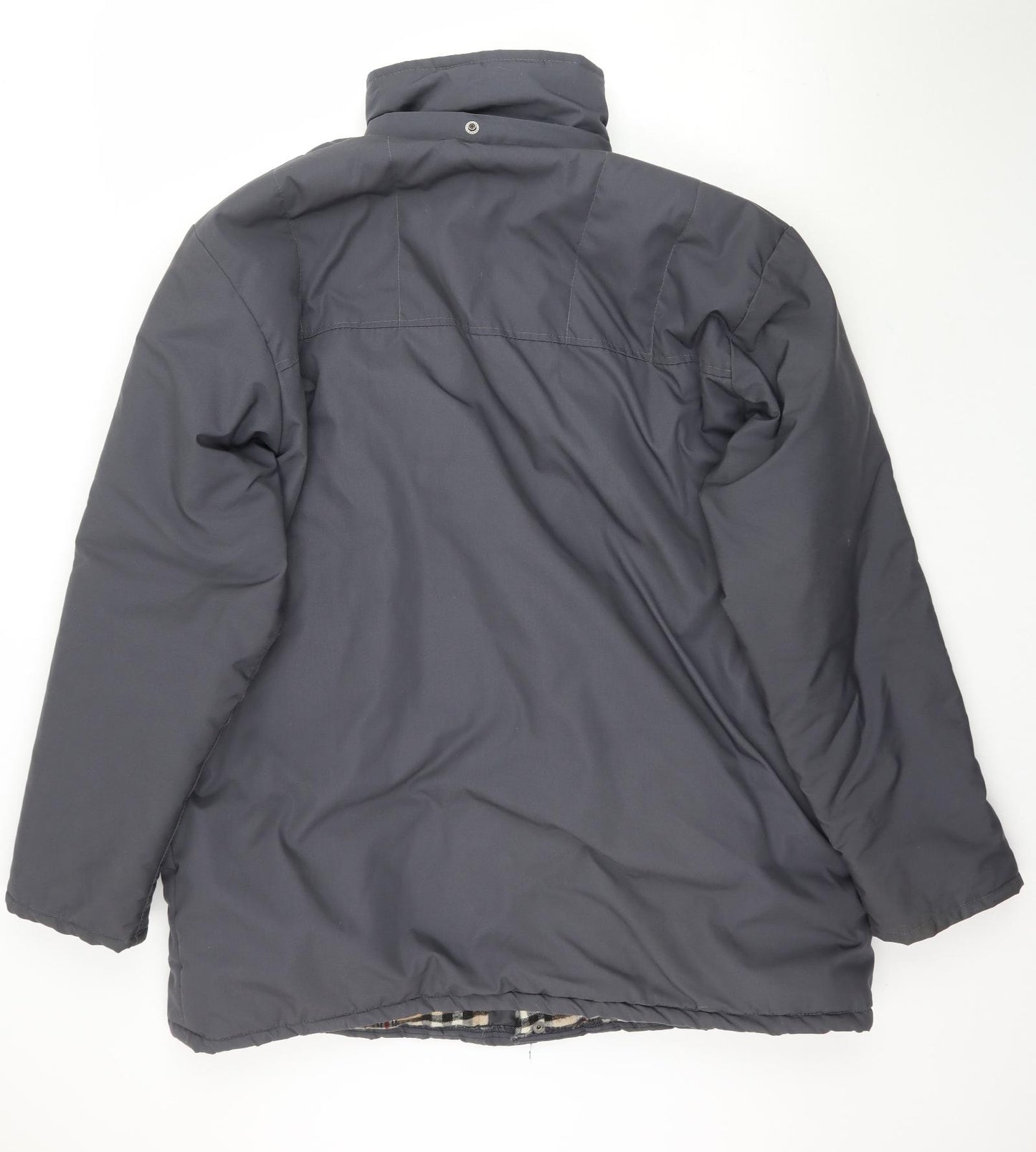 Preworn Mens Grey   Overcoat Coat Size XL