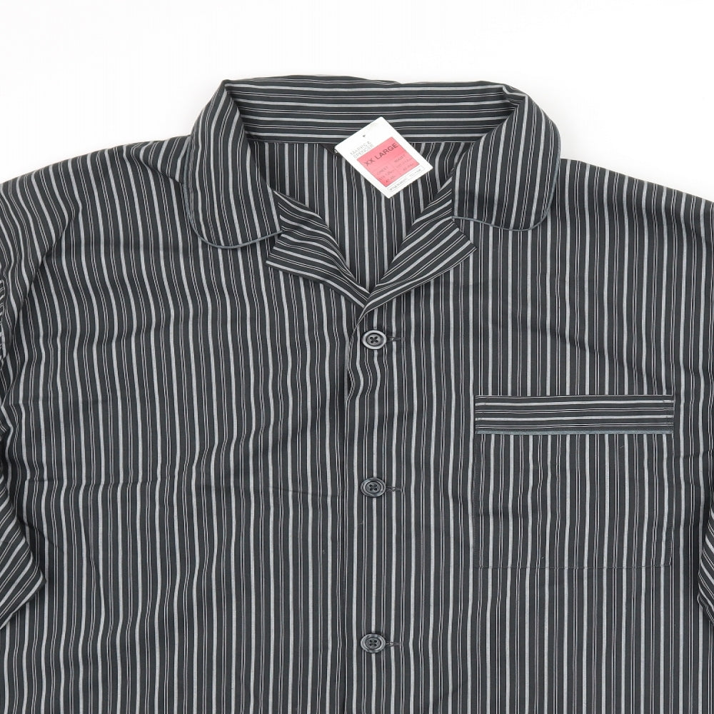 Marks and Spencer Mens Grey    Button-Up Size 2XL