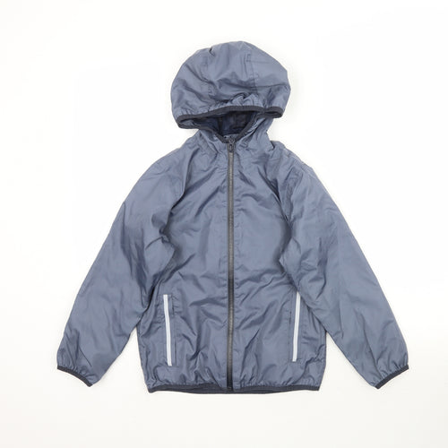 Crivit Girls Blue   Rain Coat Coat Size 7-8 Years